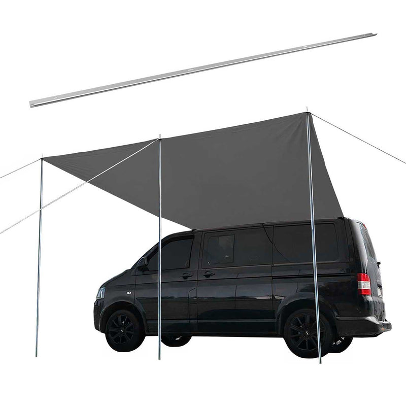 Set di tendalini con binario per tenda da sole per Ford Tourneo Custom dal 2023 L1 Alu