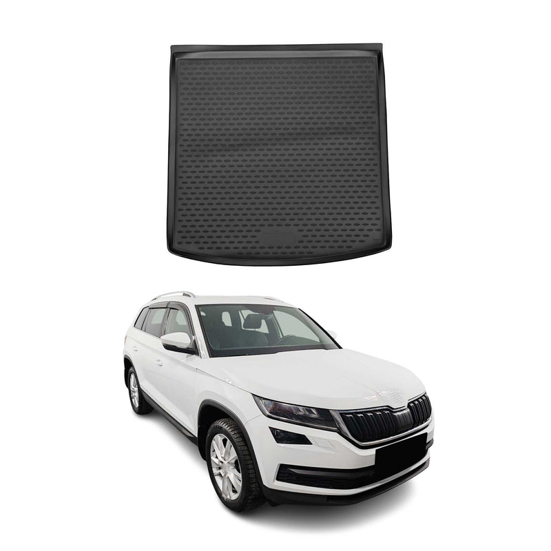 Tappetino per bagagliaio in gomma TPE per Skoda Kodiaq 2016-2021 5 posti