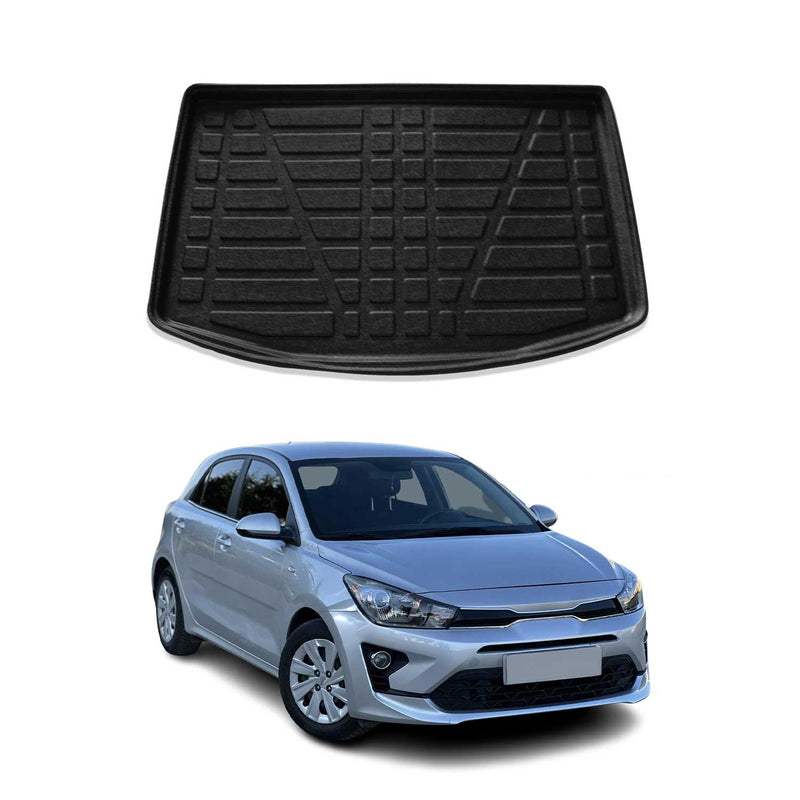 Rivestimento per vano di carico del bagagliaio per Kia Rio 2018-2025 hatchback 5 porte in gomma TPE