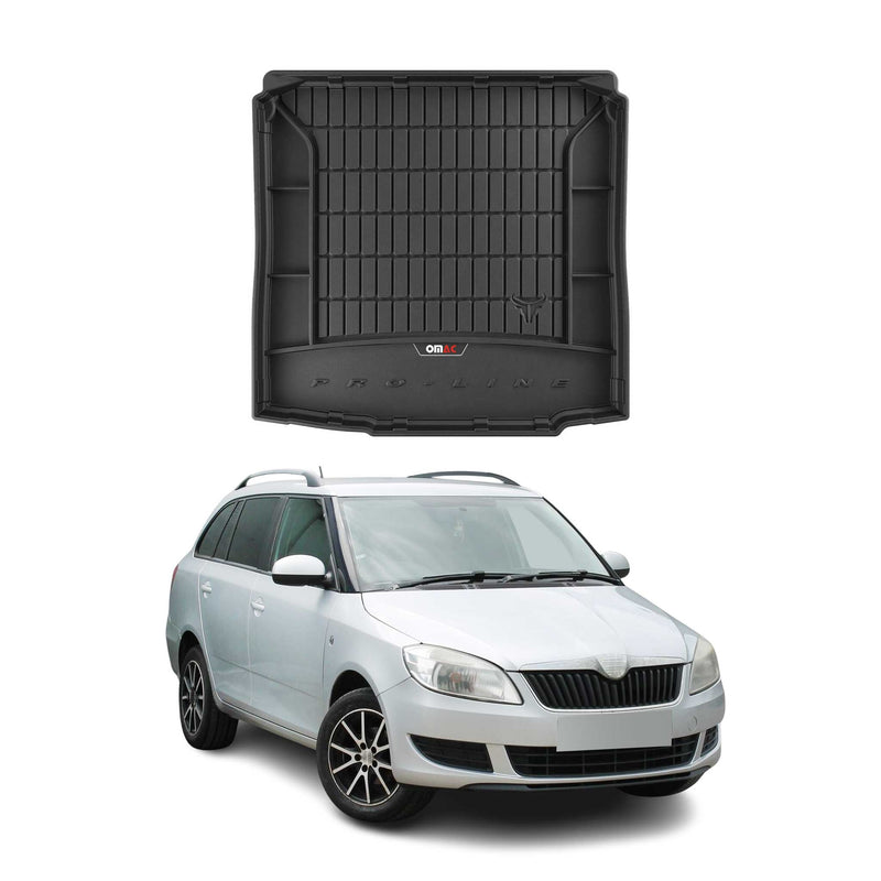 Vasca portabagagli in gomma OMAC per Skoda Fabia Station Wagon 2006-2014, vasca portabagagli in TPE