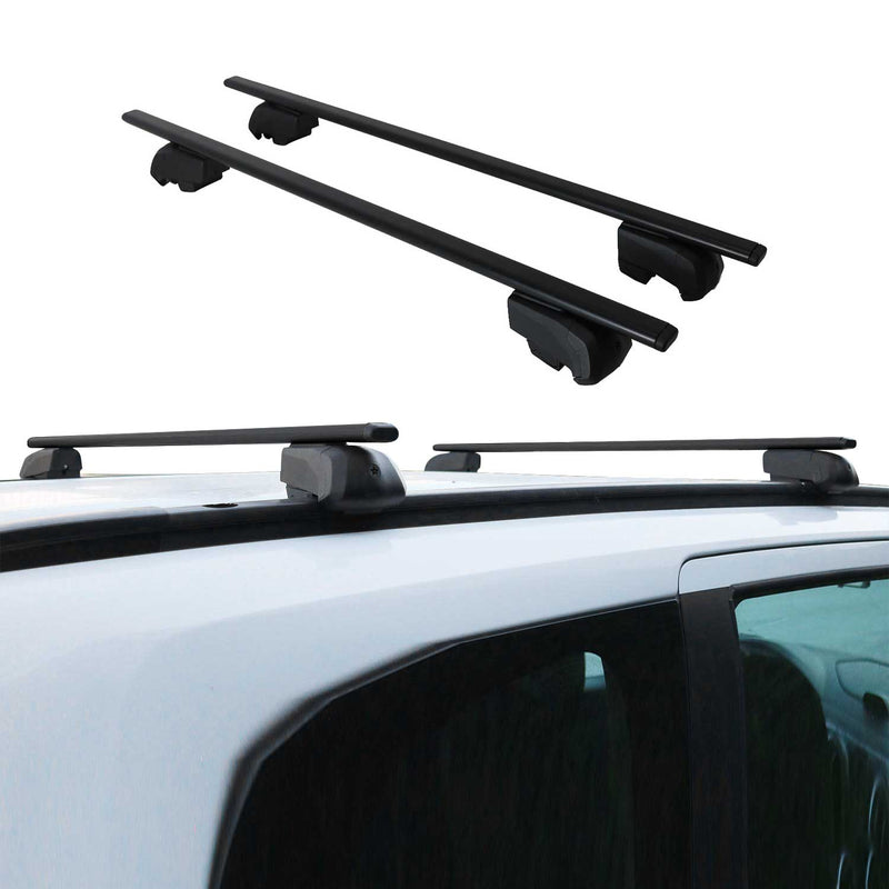 Base portapacchi per Lincoln MKC 2015-2019 ABE Nero 2x