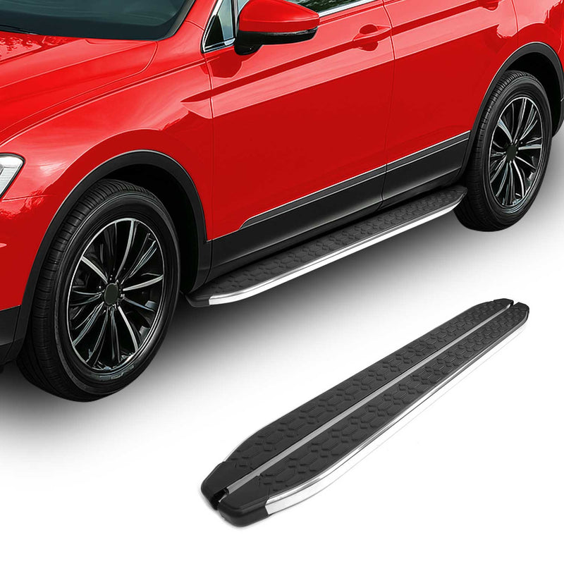 Pedane laterali per Kia Sorento 2013-2019 in acciaio inox nero argento