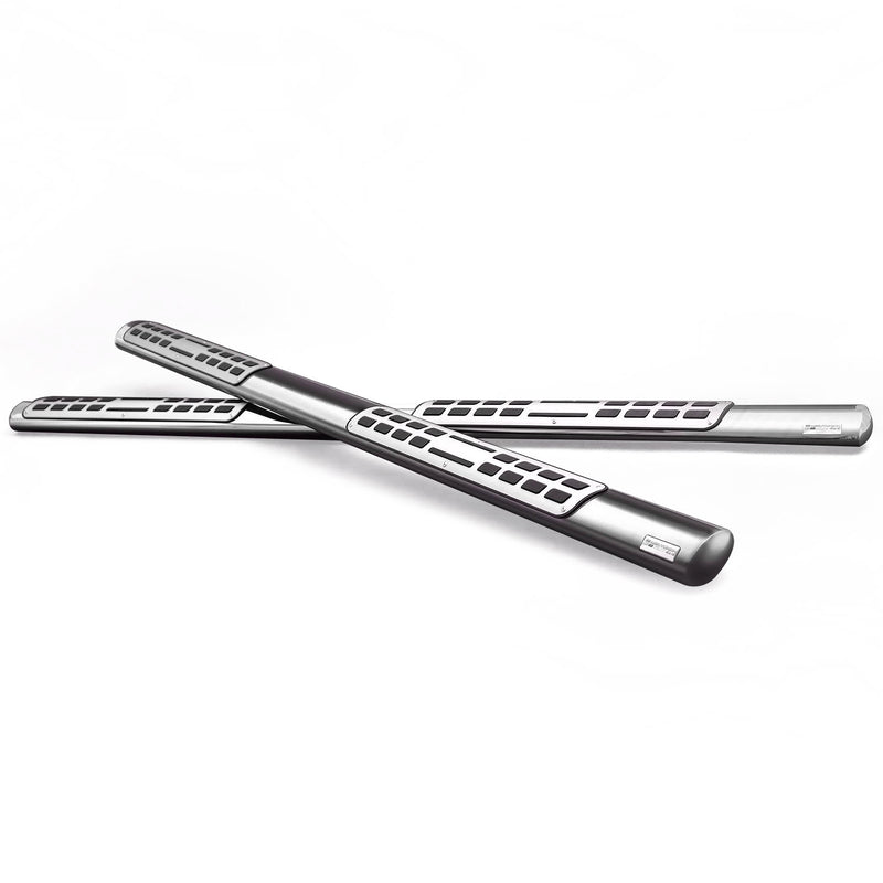Edelstahl Seitenschweller Schwellerrohre für VW Touareg 2003-2010 Silber