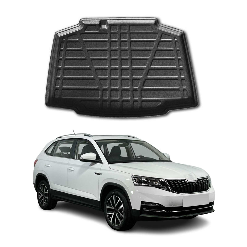 Vasca per bagagliaio per Skoda Kamiq 2020-2025 in gomma TPE nera