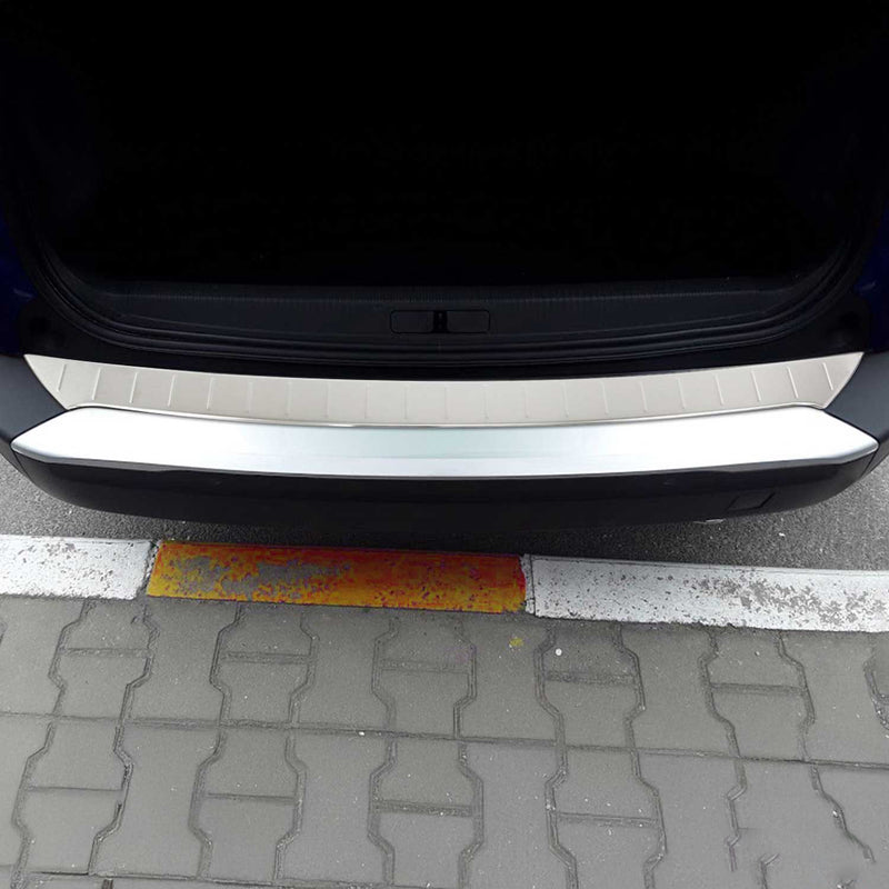 Protezione paraurti per soglia di carico per Peugeot 2008 2019-2025 Cromata Spazzolata