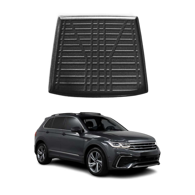Vasca baule per VW Tiguan Allspace 2017-2025 Gomma TPE Nero