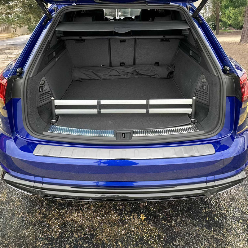 Protezione paraurti per soglia di carico per VW Touareg 2018-2025 in acciaio inox argento