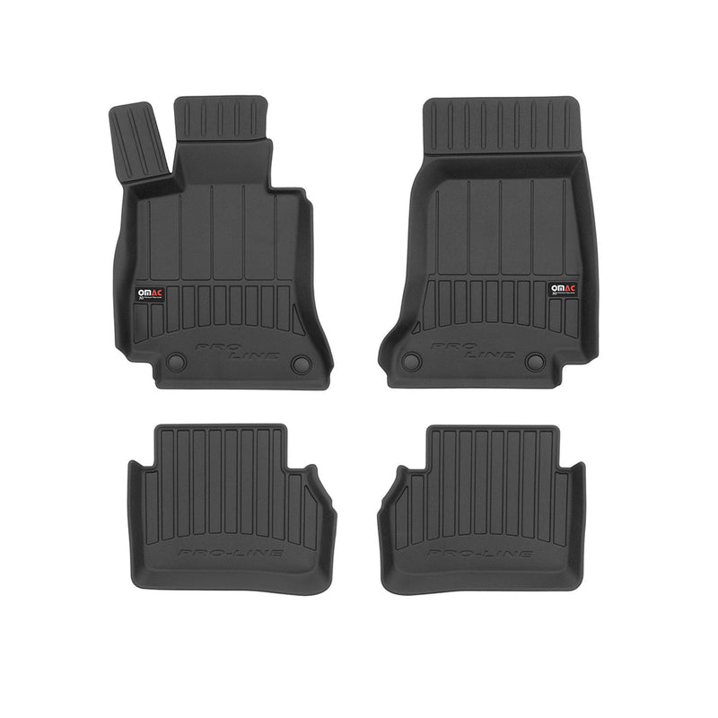 Tappetini Mercedes Classe E W213 S213 2016-2024 in TPE nero, 4 pezzi