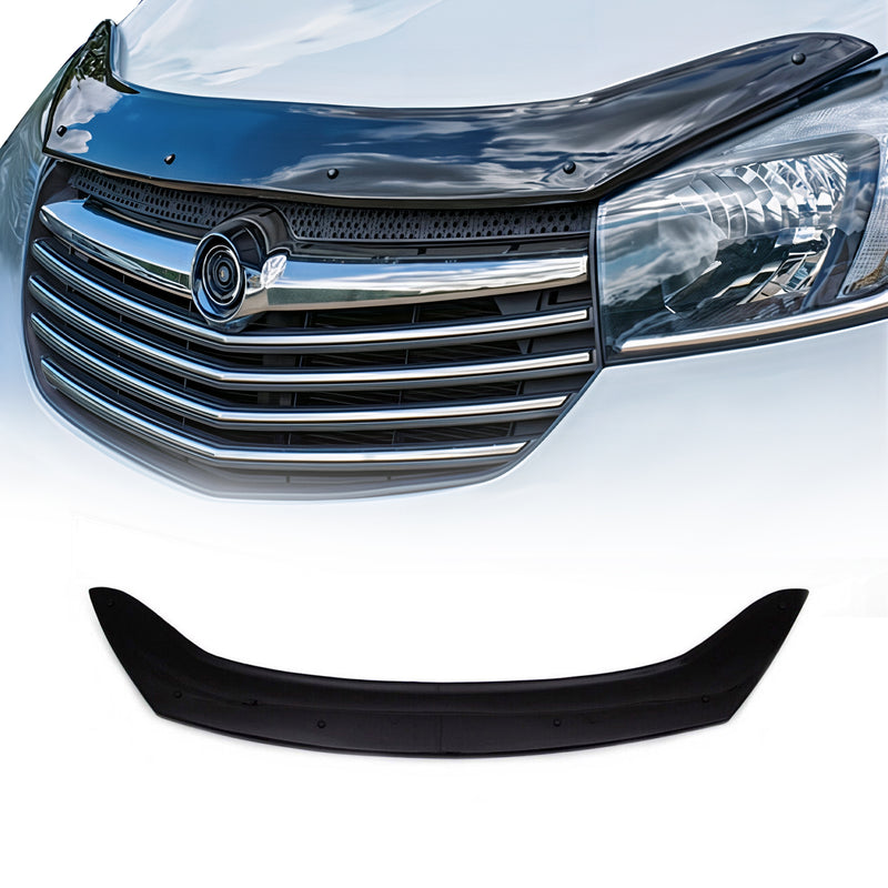Deflettore cofano protezione insetti e pietre per Opel Vivaro 2014-2019 scuro