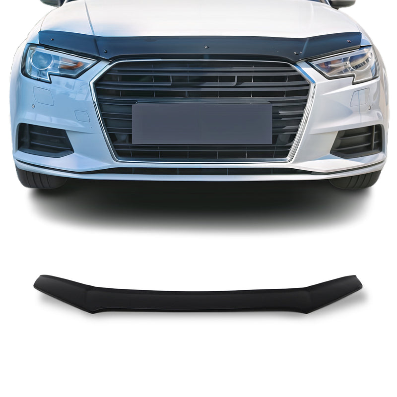Motorhaube Deflektor für Audi A3 8V 2012-2020 Steinschlagschutz ABS Schwarz
