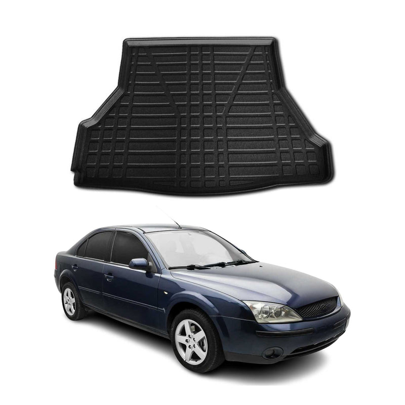 Vassoio portaoggetti per bagagliaio in gomma TPE per Ford Mondeo mk3 2000-2007
