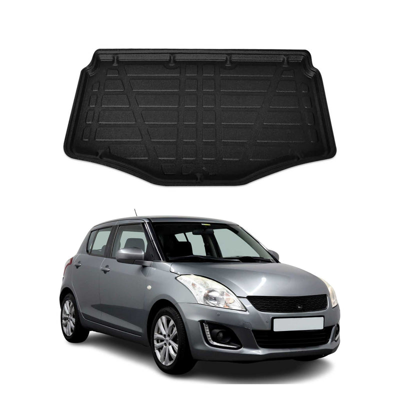 Vasca baule per Suzuki Swift 2010-2018 Gomma TPE Nero