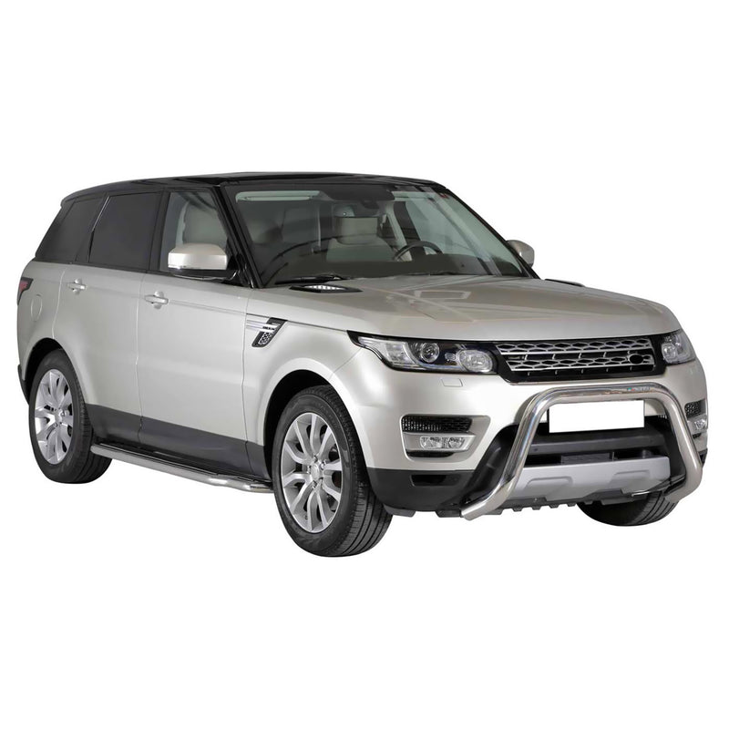 Protezione anteriore per Range Rover Sport 2014-2017 ø76mm acciaio argento