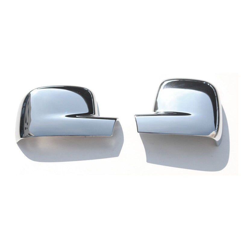Calotte specchietti retrovisori per VW Transporter T5 2003-2010 ABS cromato argento