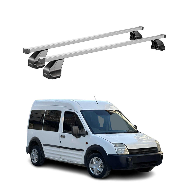 Menabo Dachträger Grundtäger für Ford Connect Transit 2002-2013 75kg Silber 2x