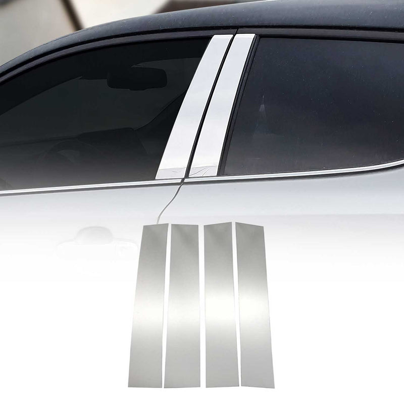 Rivestimento del montante della porta del montante B per Cadillac Escalade 2006-2015 in acciaio inossidabile, 4 pezzi
