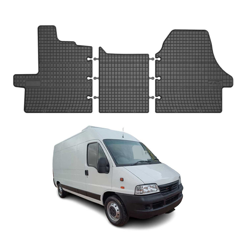 Tappetini Fiat Ducato 2006-2011 TPE Nero 3 pezzi