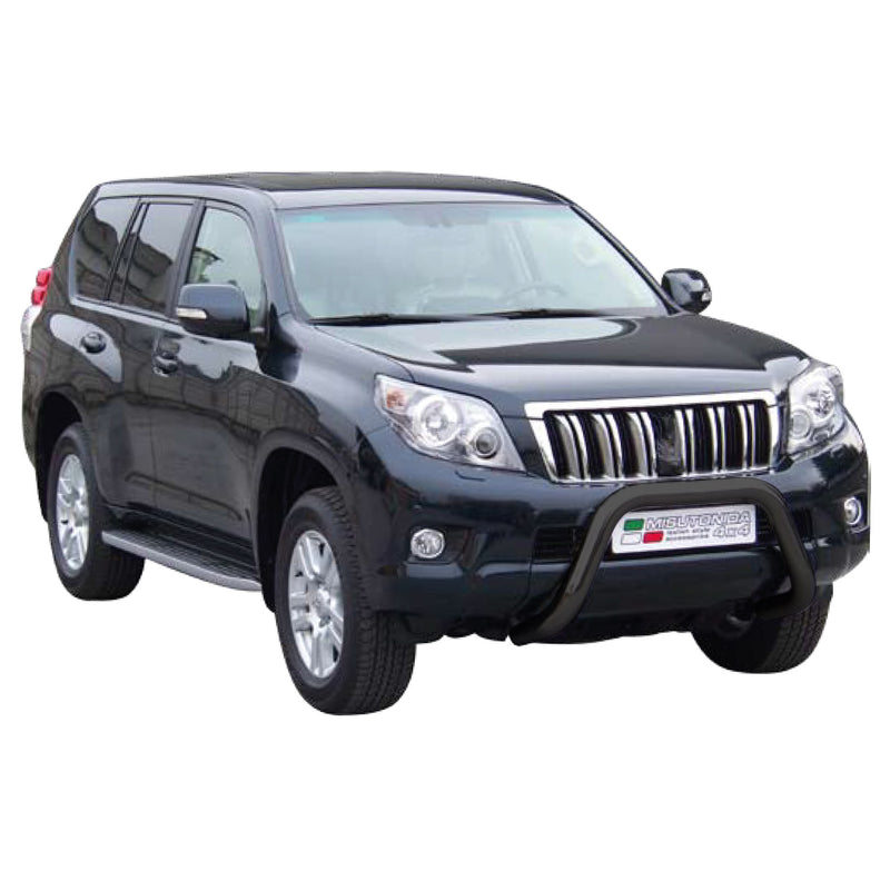 Barra di protezione anteriore per Toyota Land Cruiser Prado J150 2009-2013 ø76 Nero