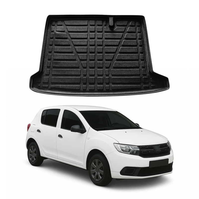 Vasca baule per Dacia Sandero 2012-2020 in gomma TPE nera