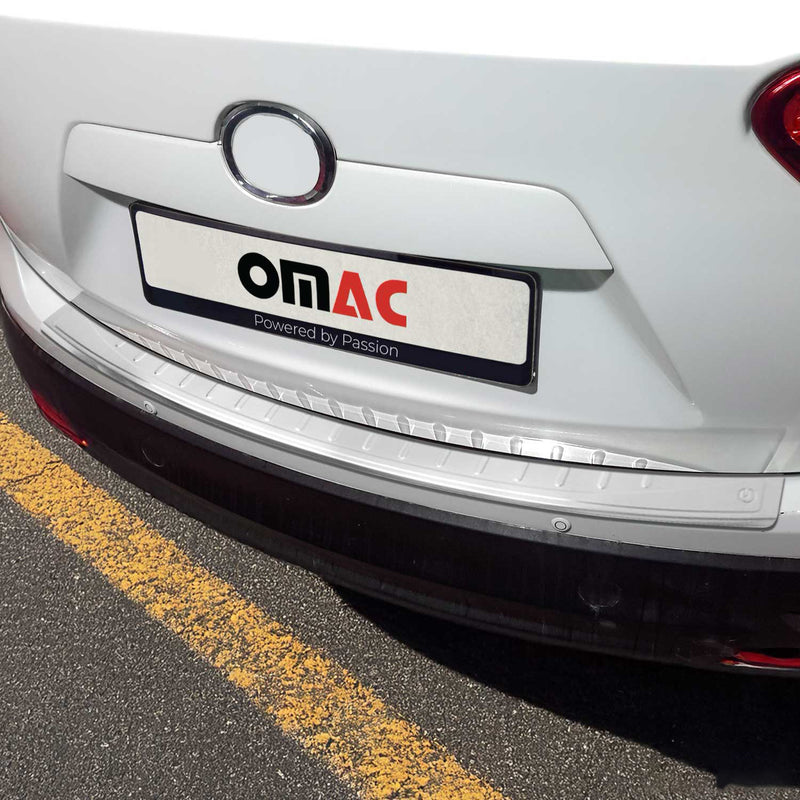 Protezione paraurti per soglia di carico per Mazda CX-5 2011-2017 in acciaio inox spazzolato