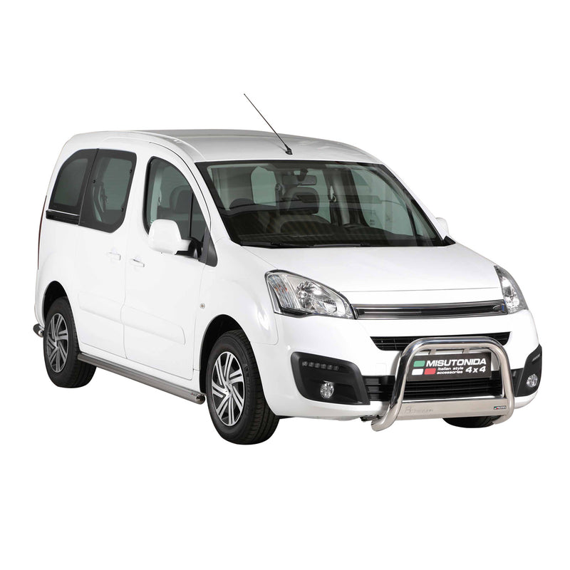 Barra di protezione anteriore per Citroen Berlingo 2015-2018 ø63mm acciaio argento