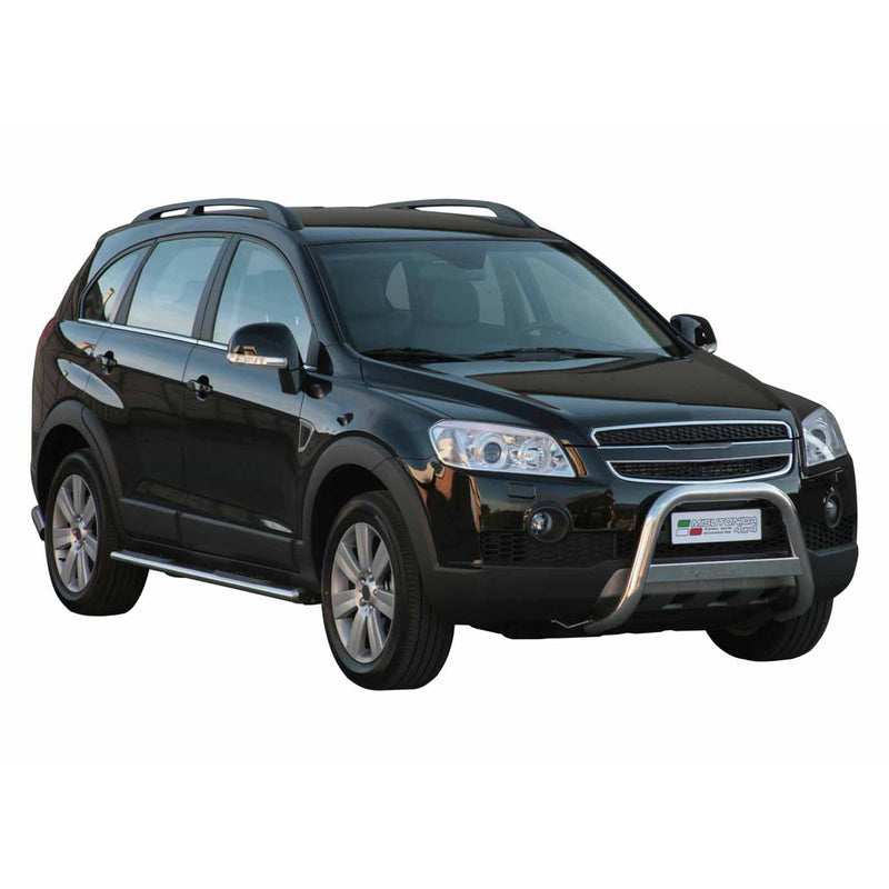 Protezione anteriore per Chevrolet Captiva 2006-2010 ø63mm acciaio argento