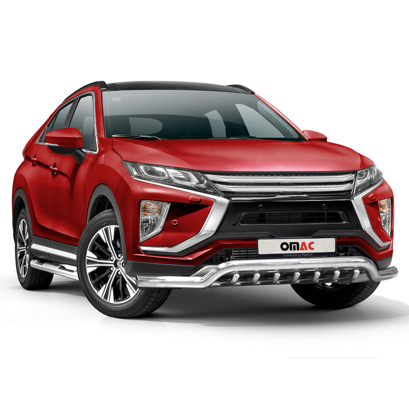 Barra di protezione anteriore per Mitsubishi Eclipse Cross 2017-2022 ABE Silver