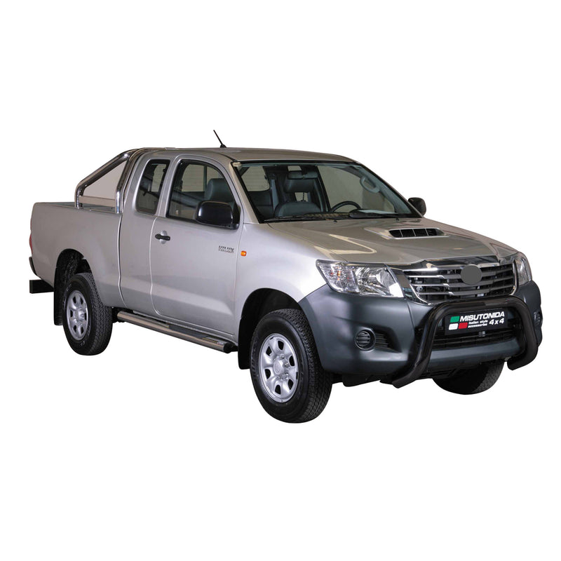 Barra di protezione anteriore per Toyota Hilux 2011-2015 ø76mm acciaio nero