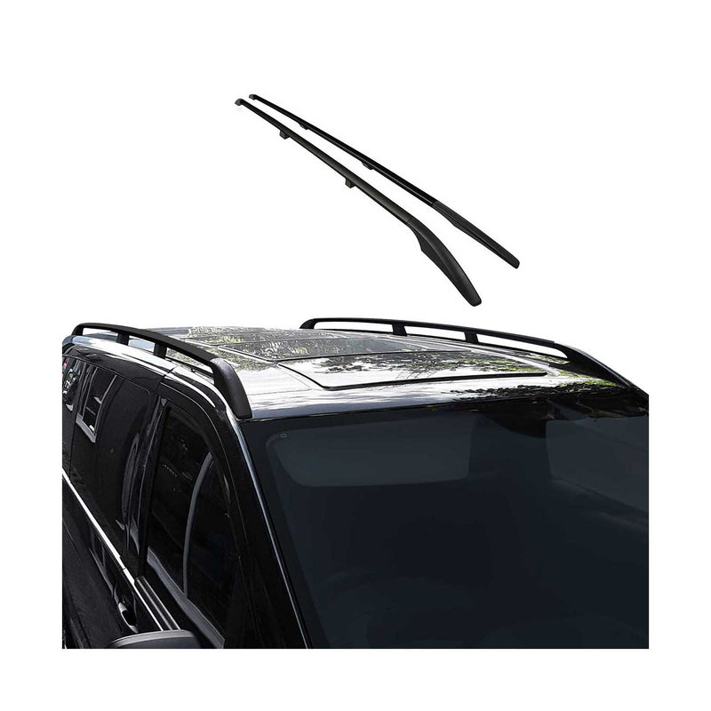 Barre portatutto da tetto per Jeep Renegade 2015-2024 in alluminio nero