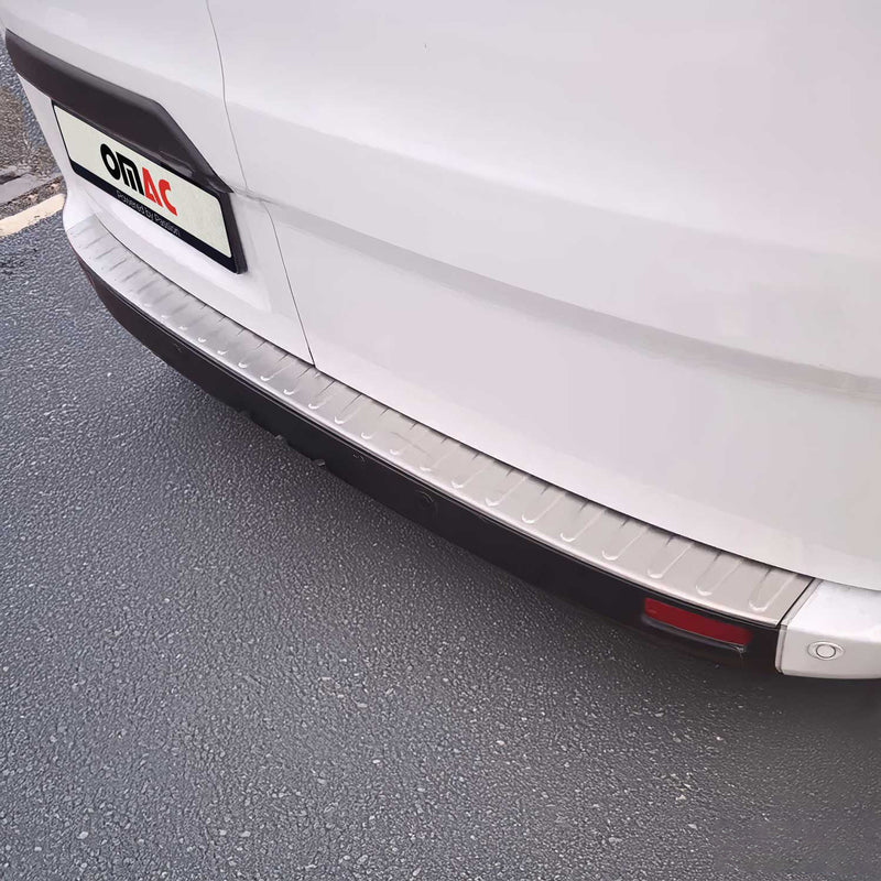 Paraurti di protezione della soglia di carico per Ford Transit Tourneo Custom 2013-2022 spazzolato