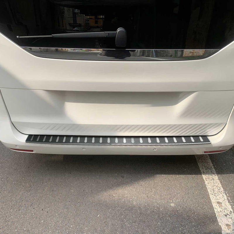 Protezione soglia di carico per Mercedes Vito Classe V W447 2014-2025 Carbon Look Acciaio Inox