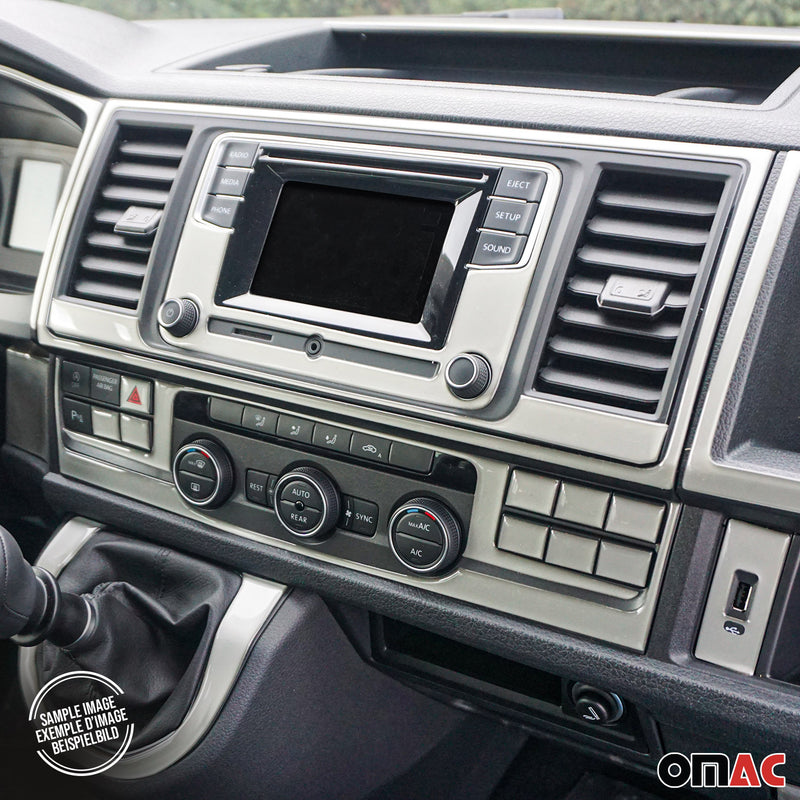 Decorazione interna abitacolo per Mercedes Travego 2006-2012 look alluminio 44 pezzi