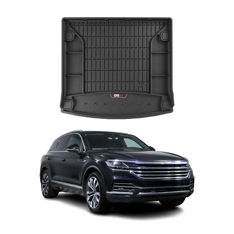 Vasca portabagagli in gomma OMAC per VW Touareg 2018-2025, vasca portabagagli in TPE, nera