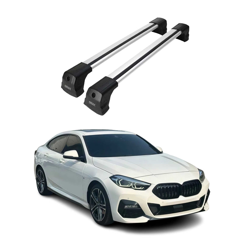 Dachträger Gepäckträger für BMW 2er F44 2019-2024 Grundträger Alu Silber 2x