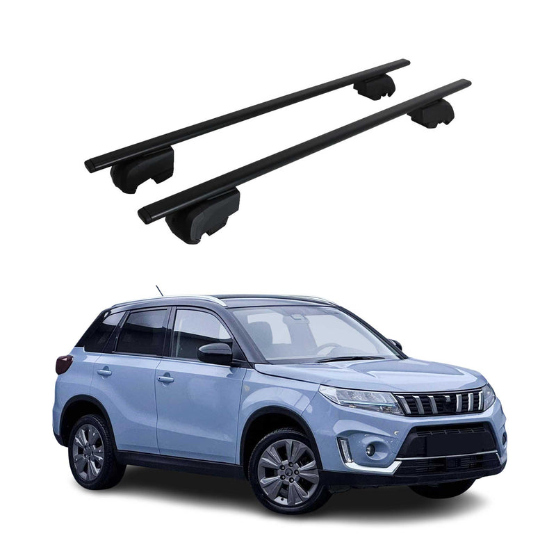 Portapacchi da tetto per Suzuki Vitara 2015-2023 portapacchi base nero ABE