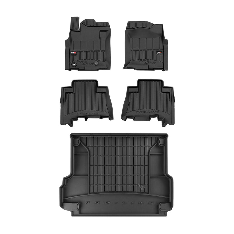 Tappetini e rivestimenti per bagagliaio OMAC per Toyota Land Cruiser J150 2009-2021 in gomma