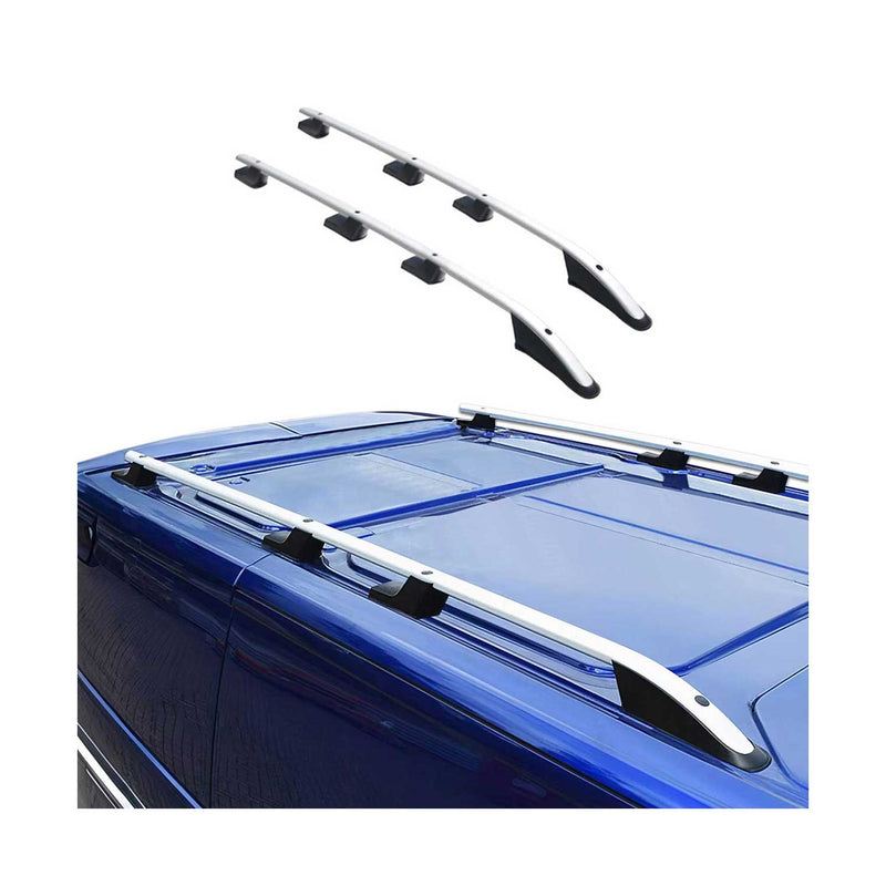 Barre portatutto in alluminio per Renault Trafic Opel Vivaro 2001-2014 L2 Grigio Lungo ABE