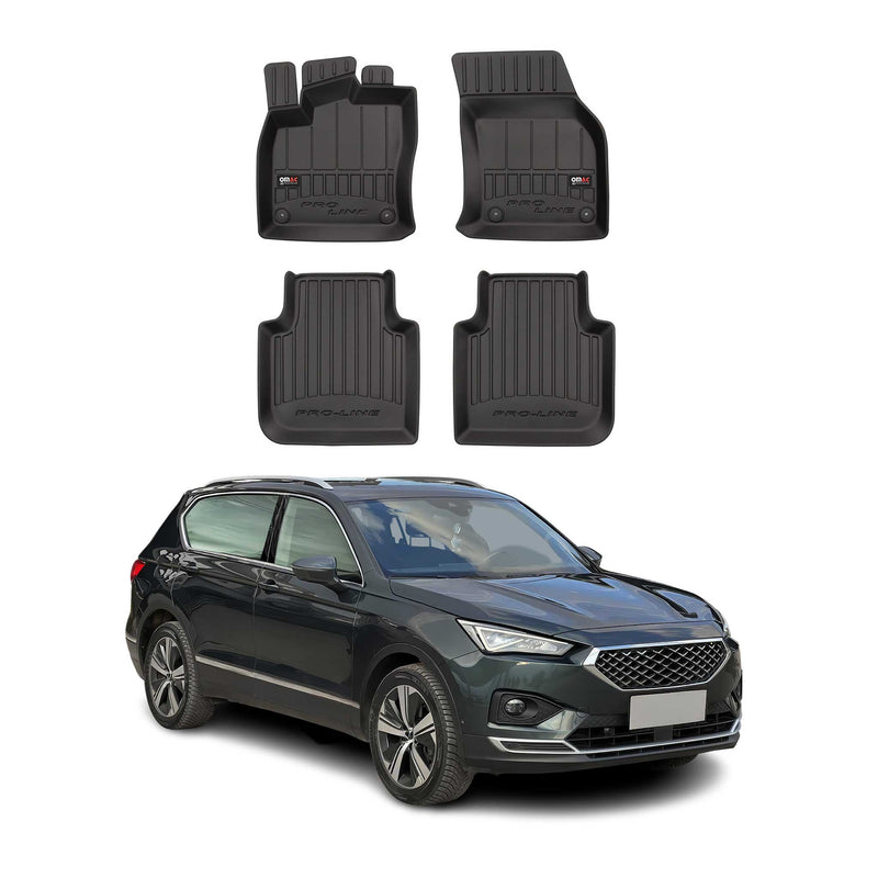 Tappetini Seat Tarraco 2018-2025 TPE Nero 4 pezzi