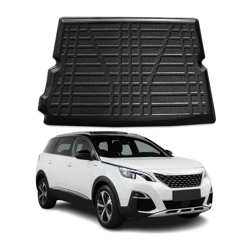 Vasca baule per Peugeot 5008 2016-2025 Gomma TPE Nero