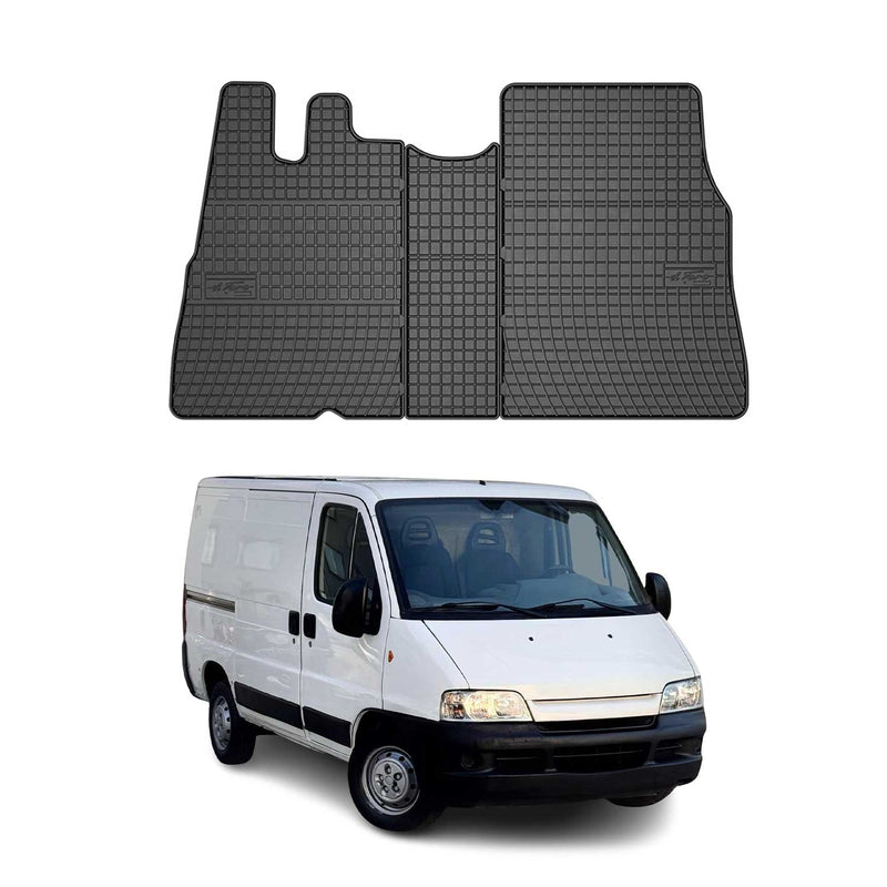 1994-2006 Peugeot Boxer Fußmatten TPE Schwarz 3 tlg