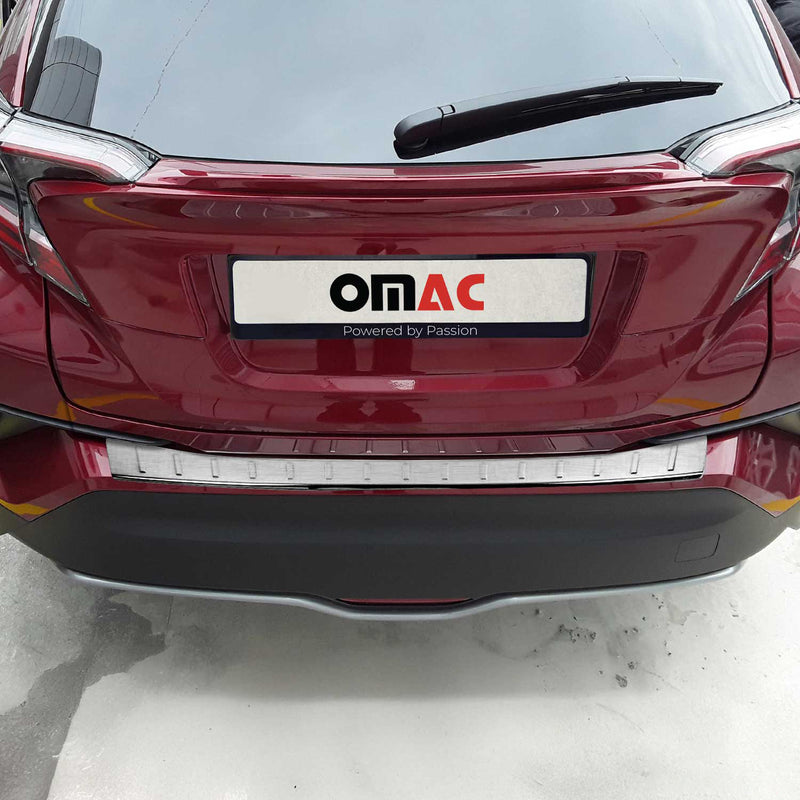 Protezione paraurti per soglia di carico per Toyota C-HR 2016-2025 in acciaio inox spazzolato