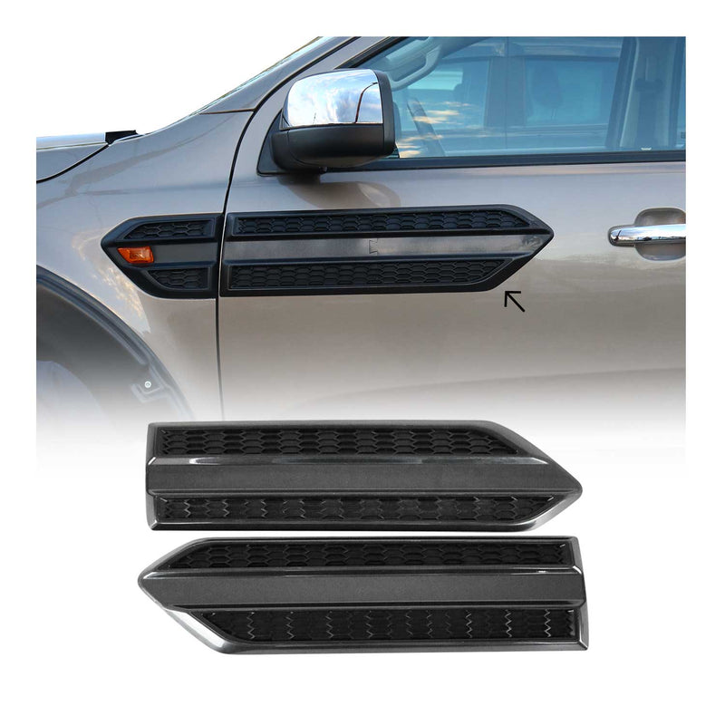 Striscia di protezione per porta laterale per Mitsubishi L200 2019-2025 ABS Nero 2x