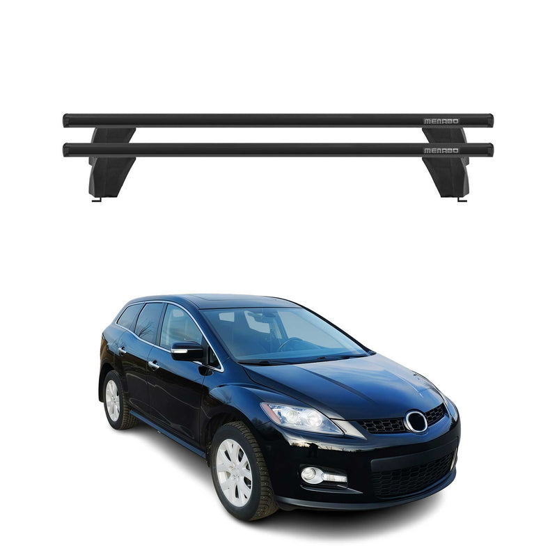 Barre portatutto Menabo per Mazda CX-7 2006-2012 ABE alluminio nero