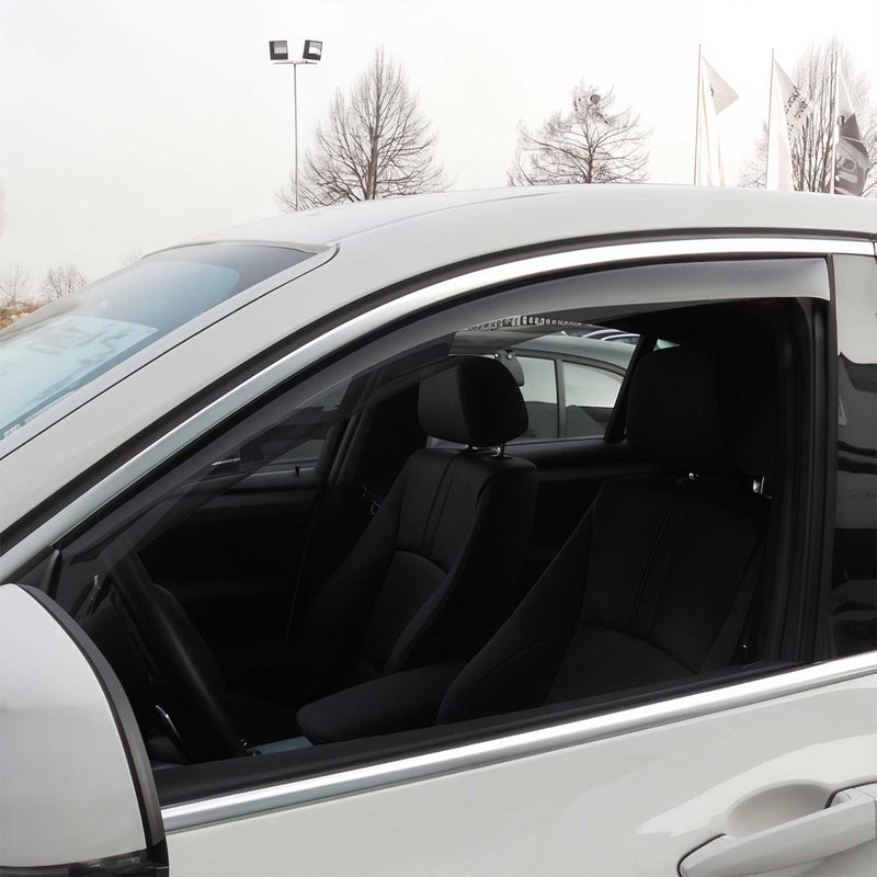 Deflettore antivento e antipioggia per BMW X4 F26 2014-2018 acrilico scuro 2 pezzi