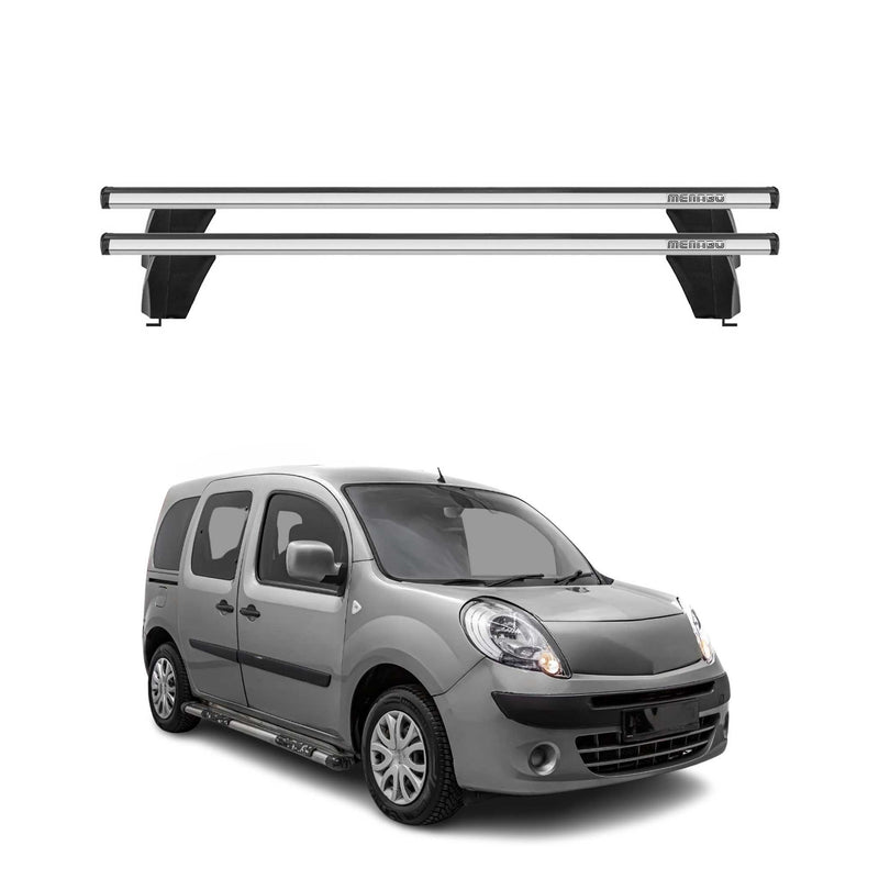 Barre portatutto Menabo per Renault Kangoo Express 2008-2025 ABE Alu Grey