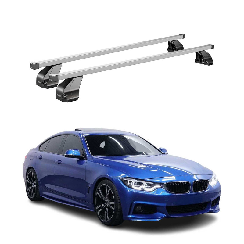 Portapacchi in acciaio Menabo per BMW Serie 4 F36 Gran Coupé 2014-2024 grigio