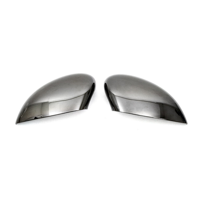 Calotte specchietti retrovisori per Ford Fiesta / B-Max 2008-2017 ABS cromato scuro