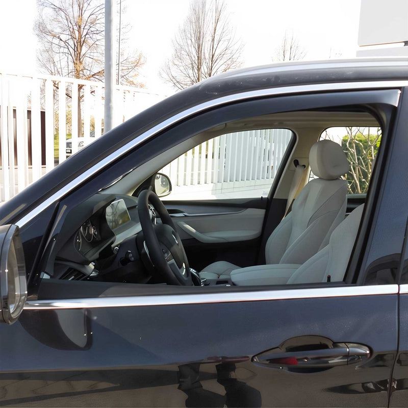 Deflettore antivento e antipioggia per BMW X5 E70 2006-2013 acrilico scuro 2 pezzi