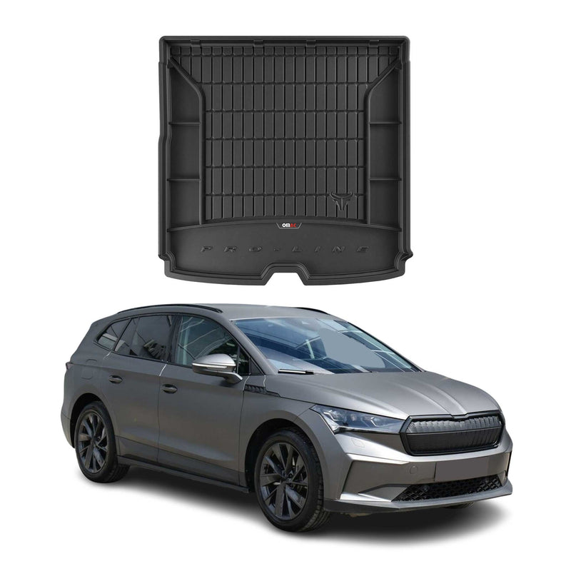 Vassoio portabagagli in gomma OMAC per Skoda Enyaq 2020-2025, vassoio portabagagli inferiore in TPE