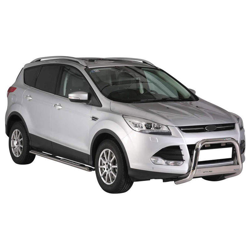 Protezione anteriore per Ford Kuga 2013-2016 ø63mm acciaio argento